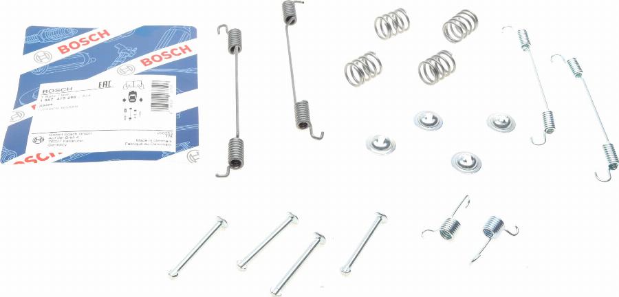 BOSCH 1 987 475 255 - Lisakomplekt, Piduriklotsid onlydrive.pro