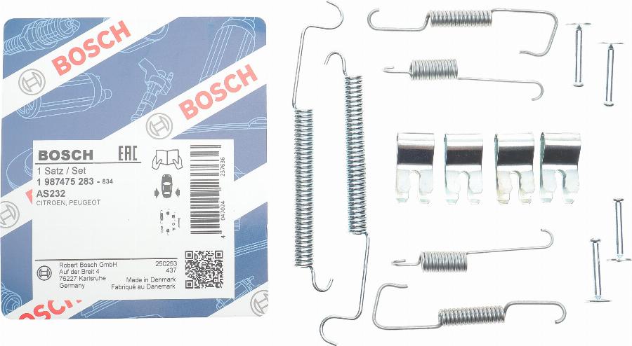 BOSCH 1 987 475 283 - Accessory Kit, brake shoes onlydrive.pro