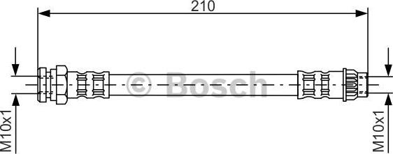 BOSCH 1 987 476 913 - Brake Hose onlydrive.pro