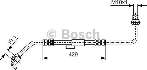 BOSCH 1 987 476 511 - Bremžu šļūtene onlydrive.pro