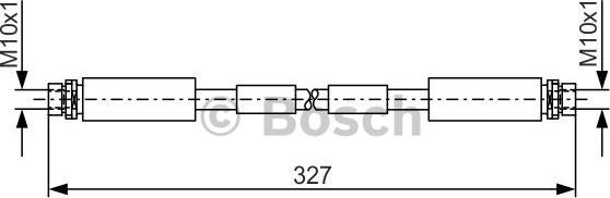 BOSCH 1 987 476 856 - Тормозной шланг onlydrive.pro