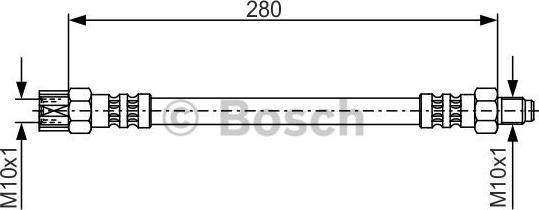 BOSCH 1 987 476 396 - Brake Hose onlydrive.pro