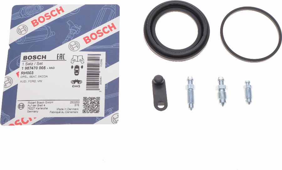 BOSCH 1 987 470 005 - Ремкомплект, тормозной суппорт onlydrive.pro