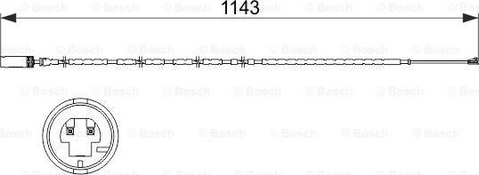 BOSCH 1 987 473 517 - Hoiatuskontakt, piduriklotsi kulumine onlydrive.pro