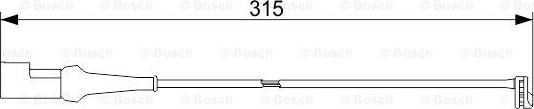 BOSCH 1 987 473 572 - Warning Contact, brake pad wear onlydrive.pro