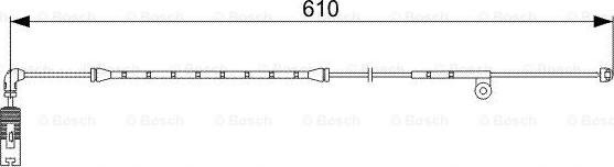 BOSCH 1 987 473 047 - Warning Contact, brake pad wear onlydrive.pro