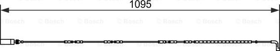 BOSCH 1 987 473 069 - Įspėjimo kontaktas, stabdžių trinkelių susidėvėjimas onlydrive.pro