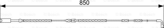 BOSCH 1 987 473 030 - Сигнализатор, износ тормозных колодок onlydrive.pro