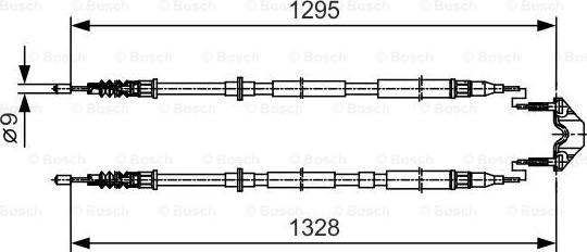 BOSCH 1 987 477 908 - Vaijeri, seisontajarru onlydrive.pro