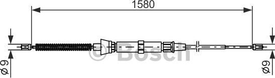 BOSCH 1 987 477 806 - Vaijeri, seisontajarru onlydrive.pro