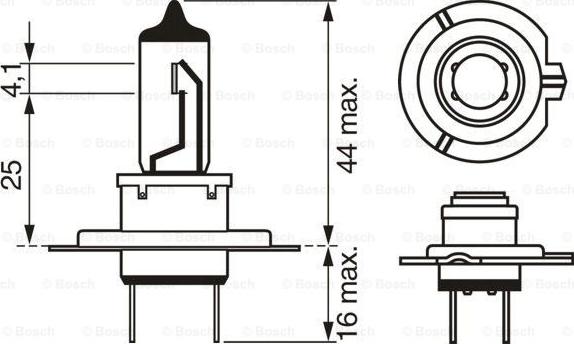 BOSCH 1 987 301 426 - Kvēlspuldze, Tālās gaismas lukturis onlydrive.pro