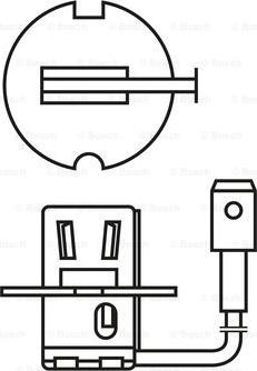 BOSCH 1 987 301 006 - Kvēlspuldze, Tālās gaismas lukturis onlydrive.pro