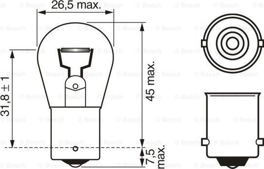 BOSCH 1 987 302 280 - Bulb, indicator onlydrive.pro