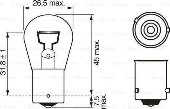 BOSCH 1 987 301 025 - Bulb, indicator onlydrive.pro