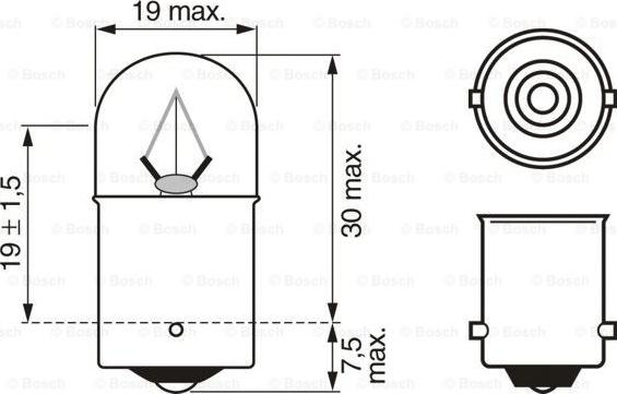 BOSCH 1 987 302 510 - Bulb, indicator onlydrive.pro