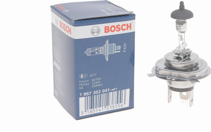 BOSCH 1 987 302 041 - Kvēlspuldze, Tālās gaismas lukturis onlydrive.pro