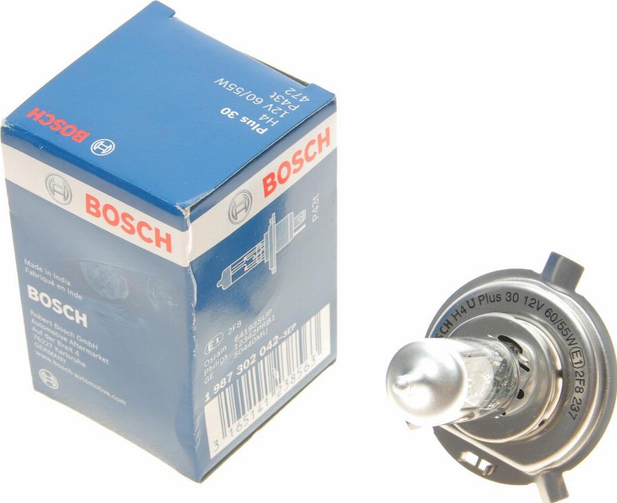 BOSCH 1 987 302 042 - Лампа накаливания onlydrive.pro