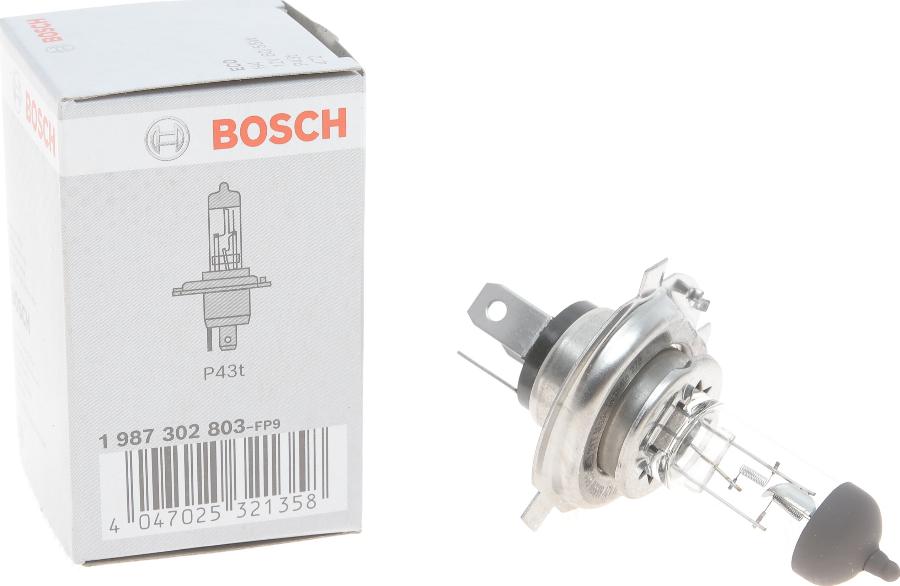 BOSCH 1 987 302 803 - Лампа накаливания, фара дальнего света onlydrive.pro