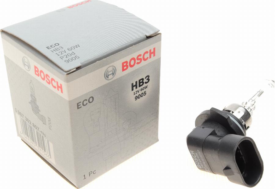 BOSCH 1 987 302 807 - Kvēlspuldze, Tālās gaismas lukturis onlydrive.pro