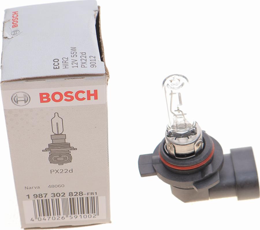 BOSCH 1 987 302 828 - Kvēlspuldze, Tālās gaismas lukturis onlydrive.pro