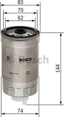 BOSCH 1 457 434 516 - Degvielas filtrs onlydrive.pro