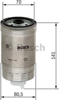 BOSCH 1 457 434 511 - Degvielas filtrs onlydrive.pro