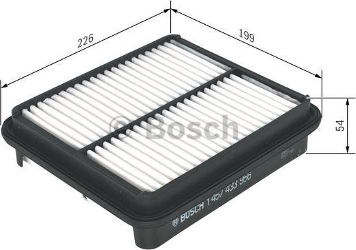 BOSCH 1 457 433 956 - Air Filter, engine onlydrive.pro