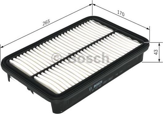 BOSCH 1 457 433 958 - Air Filter, engine onlydrive.pro