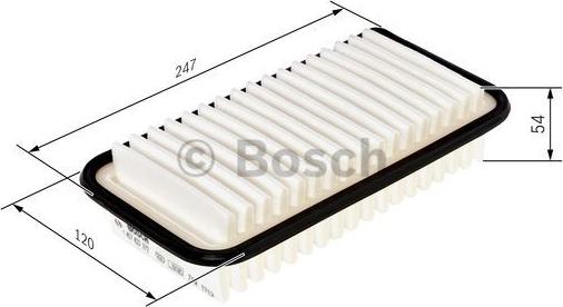 BOSCH 1 457 433 972 - Air Filter, engine onlydrive.pro