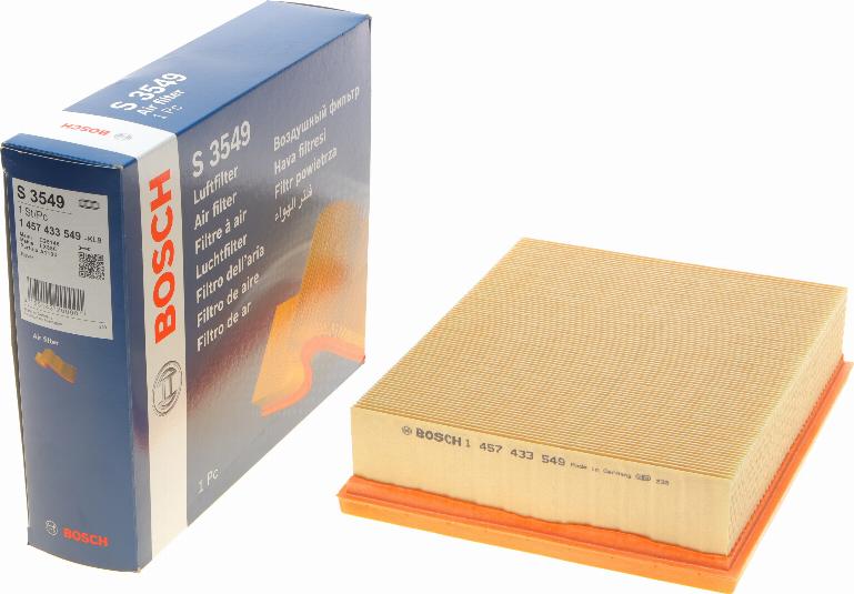 BOSCH 1 457 433 549 - Air Filter, engine onlydrive.pro