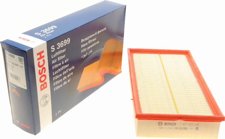 BOSCH 1 457 433 699 - Air Filter, engine onlydrive.pro