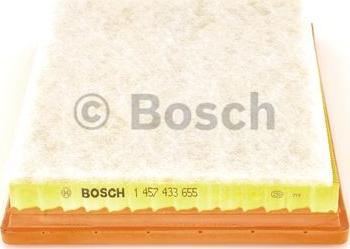 BOSCH 1 457 433 655 - Воздушный фильтр, двигатель onlydrive.pro