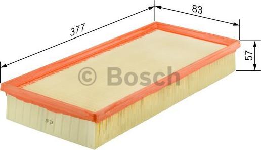 BOSCH 1 457 433 163 - Oro filtras onlydrive.pro