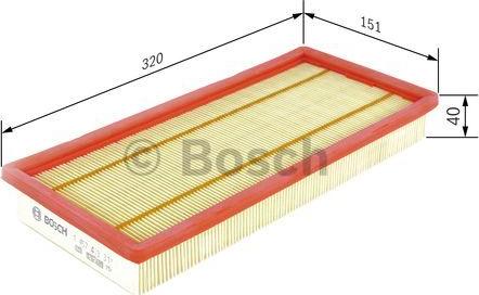 BOSCH 1 457 433 317 - Air Filter, engine onlydrive.pro