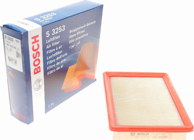 BOSCH 1 457 433 253 - Воздушный фильтр, двигатель onlydrive.pro