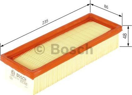 BOSCH 1 457 432 180 - Air Filter, engine onlydrive.pro