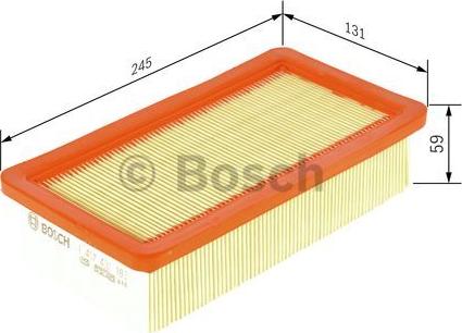 BOSCH 1 457 432 183 - Air Filter, engine onlydrive.pro