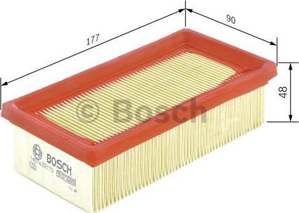 BOSCH 1 457 432 173 - Air Filter, engine onlydrive.pro