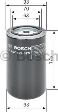 BOSCH 1 457 429 676 - Fuel filter onlydrive.pro