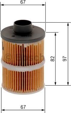 BOSCH 1 457 070 001 - Fuel filter onlydrive.pro