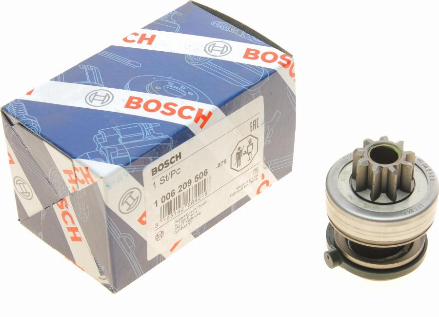 BOSCH 1 006 209 506 - Bendix, starter pinion onlydrive.pro