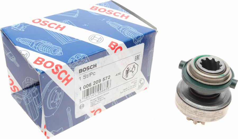 BOSCH 1 006 209 572 - Бендикс, ведущая шестерня стартера onlydrive.pro