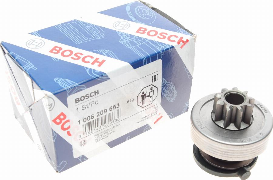 BOSCH 1 006 209 653 - Бендикс, ведущая шестерня стартера onlydrive.pro