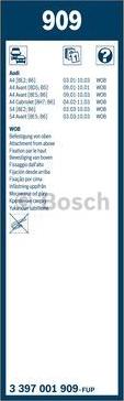 BOSCH 3 397 001 909 - Wiper Blade onlydrive.pro