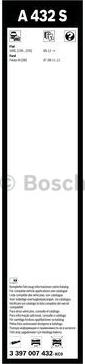 BOSCH 3 397 007 432 - Valytuvo gumelė onlydrive.pro