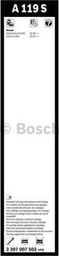 BOSCH 3 397 007 502 - Pyyhkijänsulka onlydrive.pro