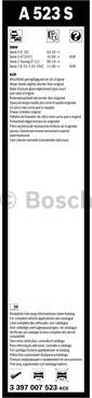 BOSCH 3 397 007 523 - Valytuvo gumelė onlydrive.pro