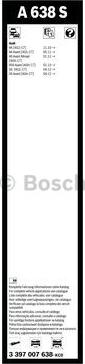 BOSCH 3 397 007 638 - Klaasipuhastaja kumm onlydrive.pro