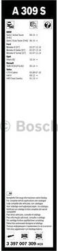 BOSCH 3 397 007 309 - Щетка стеклоочистителя onlydrive.pro