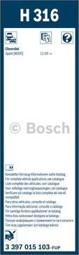 BOSCH 3 397 015 103 - Klaasipuhastaja kumm onlydrive.pro